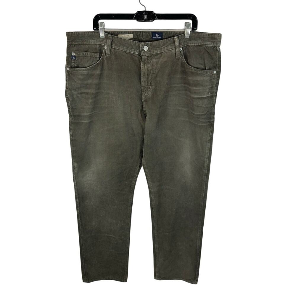 Adriano Goldschmied Corduroy Jeans Brown Graduate Tailored Leg Size 40x35